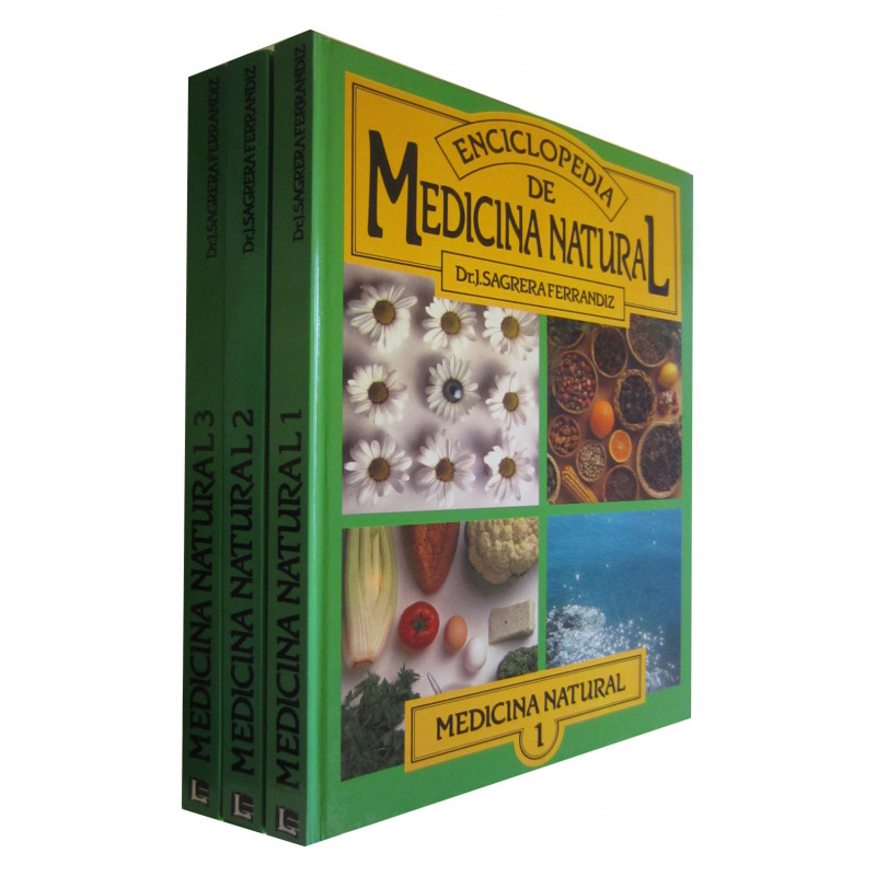 MEDICINA NATURAL 3 Tomos COMPLETO. Vol.5 de la ENCICLOPEDIA DE MEDICINA NATURAL