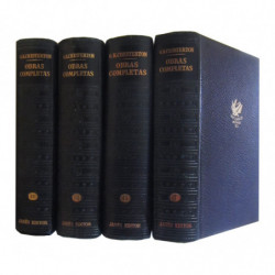 OBRAS COMPLETAS DE G. K. CHESTERTON en 4 Tomos OBRA COMPLETA