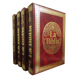 LA BIBLIA, MENSAJE VIVO 4 Tomos OBRA COMPETA