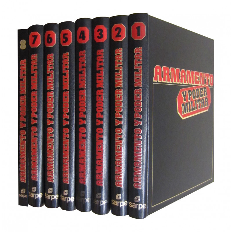 ARMAMENTO. PODER MILITAR 8 Tomos OBRA COMPLETA