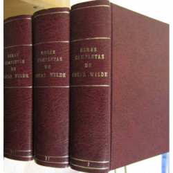 OBRAS COMPLETAS DE OSCAR WILDE 3 Tomos OBRA COMPLETA