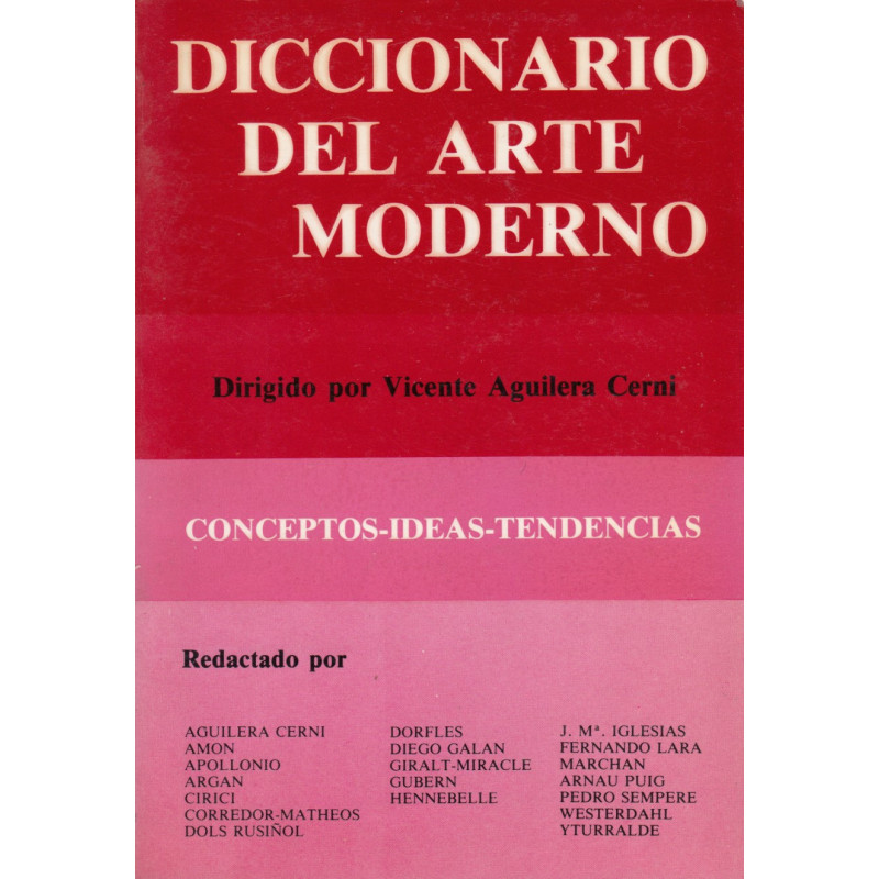 DICCIONARIO DEL ARTE MODERNO Conceptos-Ideas-Tendencias