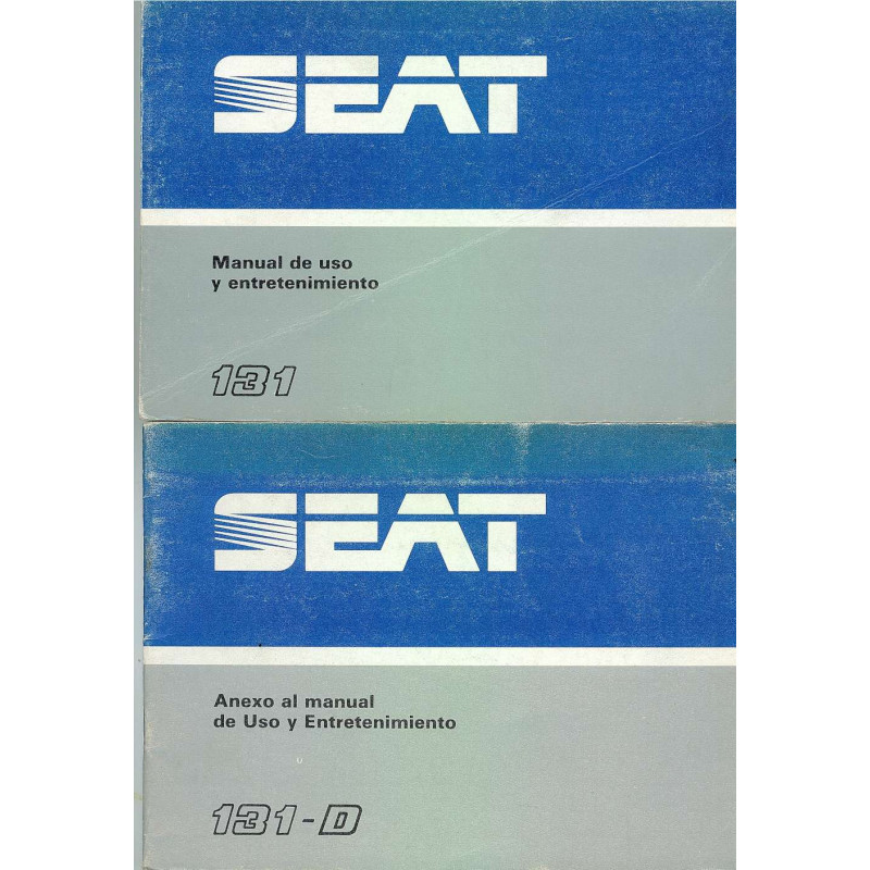 SEAT 131 Manual De Uso y Entretenimiento - SEAT 131-D Anexo al Manual De Uso y Entretenimiento