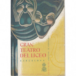 GRAN TEATRO DEL LICEO BARCELONA -  TEMPORADA DE INVIERNO 1958-1959