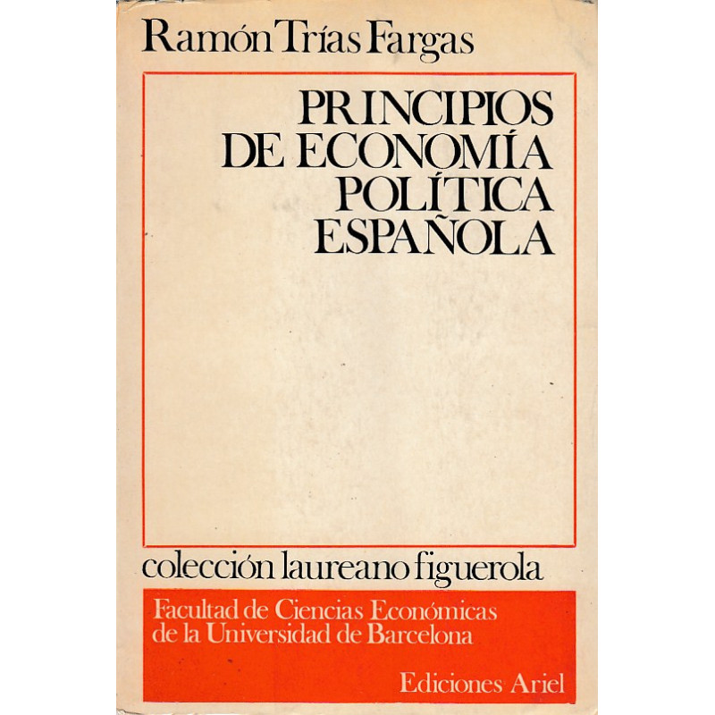 PRINCIPIOS DE ECONOMIA POLÍTCA ESPAÑOLA
