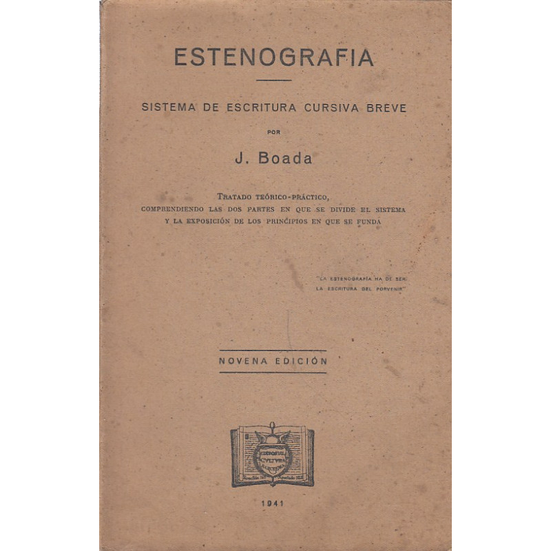 ESTENOGRAFIA - Sistema De Escritura Cursiva Breve