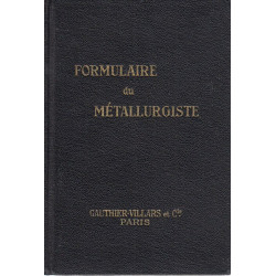 FORMULAIRE DU METALLURGISTE TRICOT