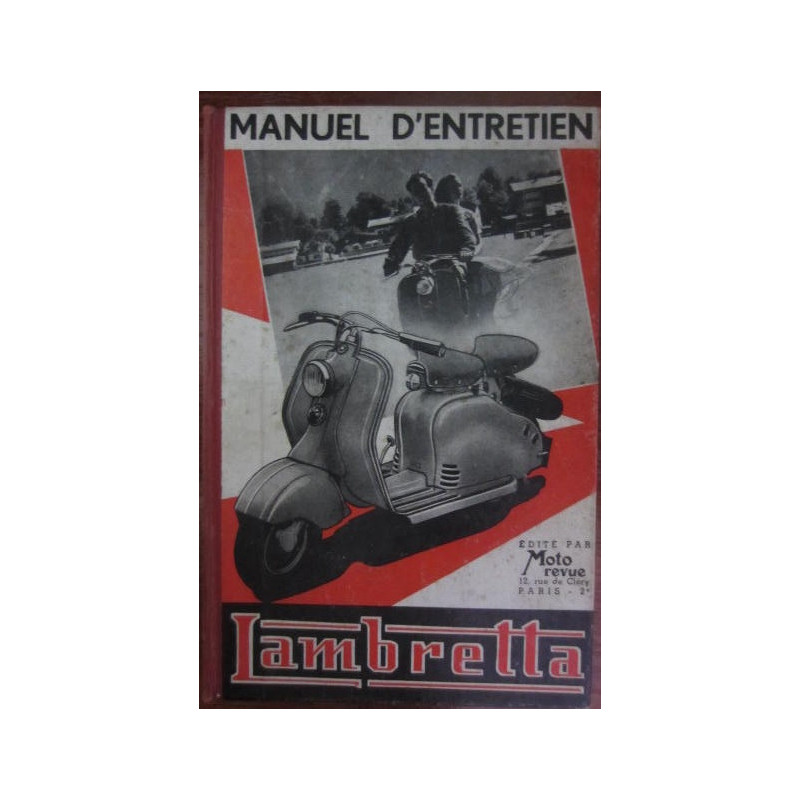 SCOOTER LAMBRETTA 125 CMC Manuel D'entretien, Demontage - Entretien - Description - Reglage - Depannage