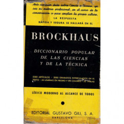 BROCKHAUS - DICCIONARIO POPULAR DE LAS CIENCIAS Y DE LA TÉCNICA
