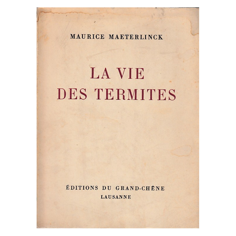 LA VIE DES TERMITES