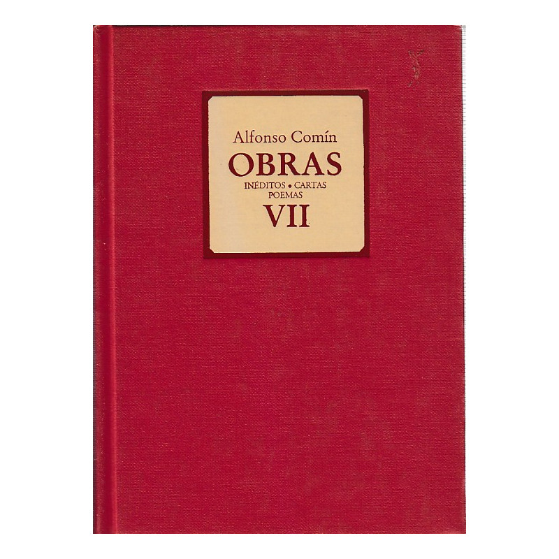 OBRAS INÉDITOS · CARTAS POEMAS VII