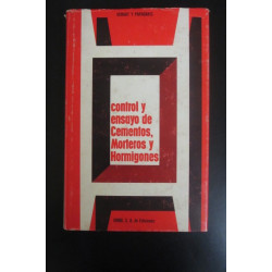 CONTROL Y ENSAYO DE CEMENTOS, MORTEROS Y HORMIGONES