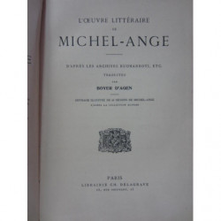 L'OEUVRE LITTERAIRE DE MICHEL-ANGE