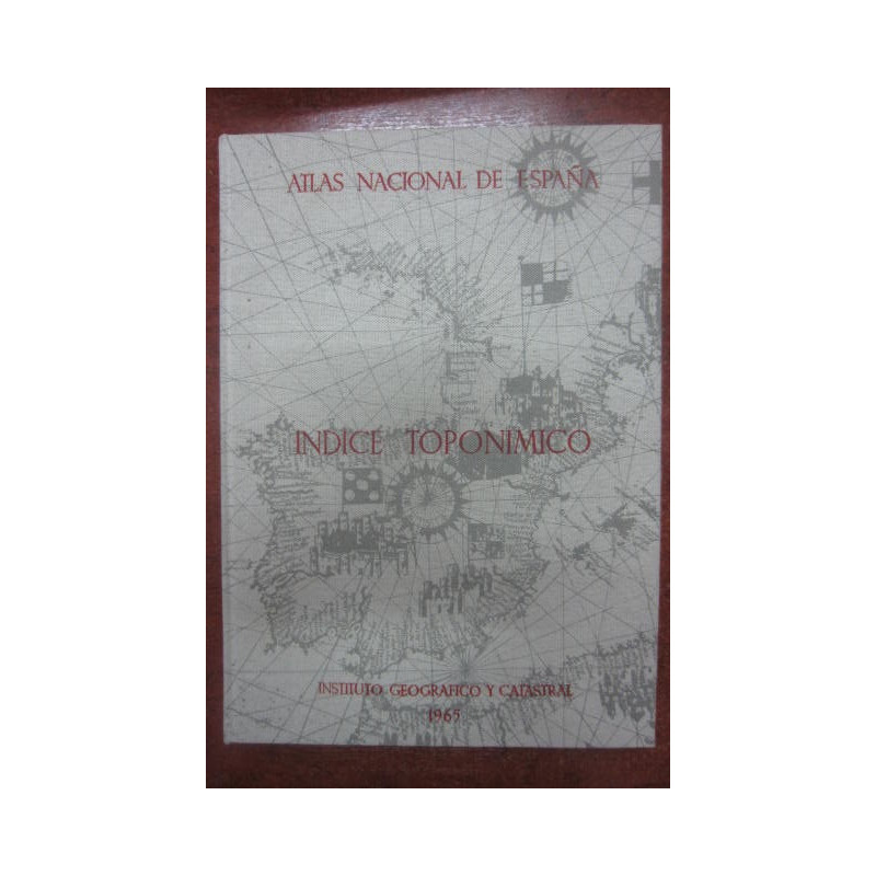 INDICE TOPONIMICO DEL ATLAS NACIONAL DE ESPAÑA