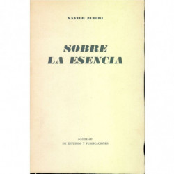 SOBRE LA ESENCIA