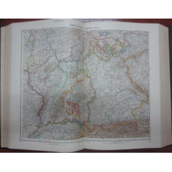 STIELERS HAND-ATLAS 100 Karten in Kupferstich Mit 162 Nebenkarten