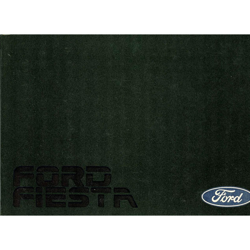 FORD FIESTA Manual Del Propietario