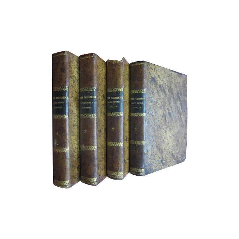 DIVI THOMAE AQUINATIS DOCTORIS ANGELICI SUMMA THEOLOGICA Vol. 1- 2 - 3 - 4