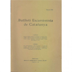 BUTLLETI ESCURSIONISTA DE CATALUNYA Març De 1925 Nu. 358