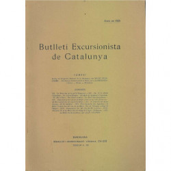 BUTLLETI EXCURSIONISTA DE CATALUNYA Abril De 1925 Num. 359