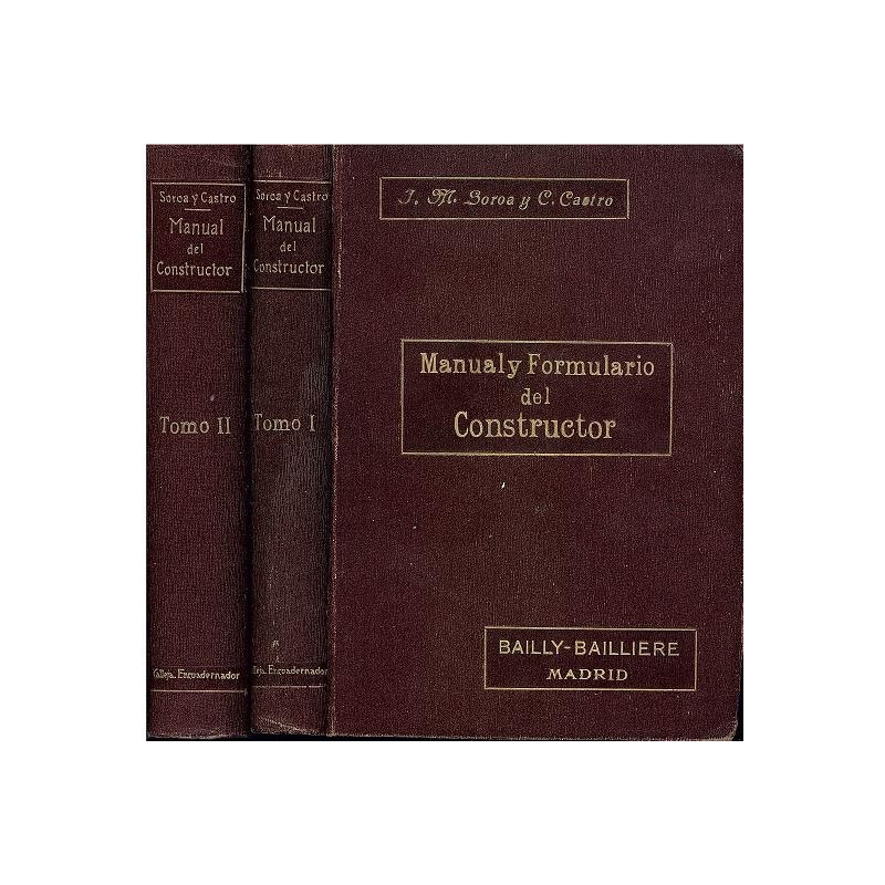 MANUAL DEL CONSTRUCTOR Y FORMULARIO 2 tomos