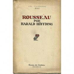 ROUSSEAU Colección LOS FILOSOFOS Vol. VIII