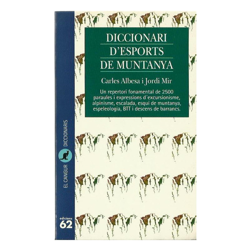 DICCIONARI D'ESPORTS DE MUNTANYA