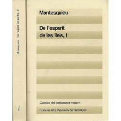 DE L'ESPIRIT DE LES LLEIS Obra Completa en 2 Tomos
