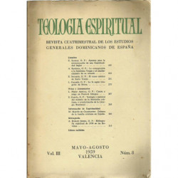 TEOLOGÍA ESPIRITUAL Vol. IIII, Nº 8