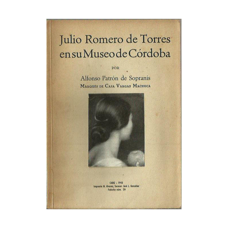 JULIO ROMERO DE TORRES EN SU MUSEO DE CÓRDOBA