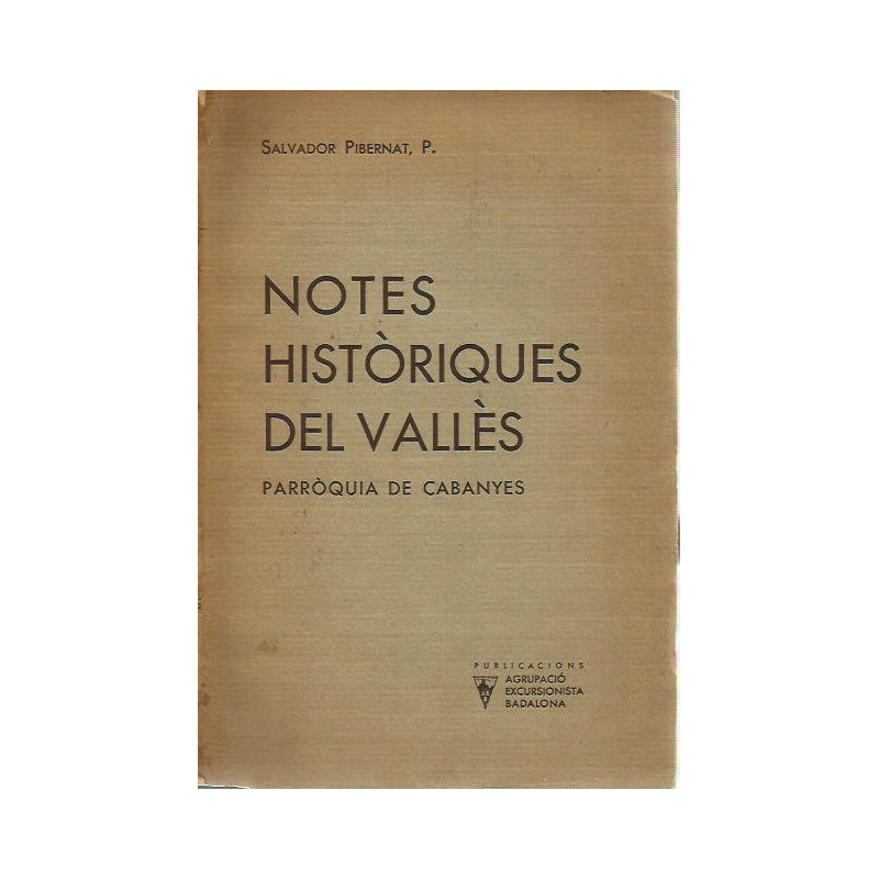 NOTES HISTÒRIQUES DEL VALLÈS Parròquia de Cabanyes