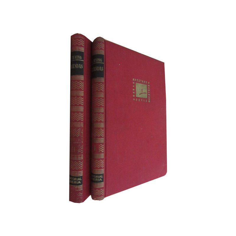 LEYENDAS DE LA ALHAMBRA Y DE LA CONQUISTA ÁRABE DE ESPAÑA 2 Tomos OBRA COMPLETA