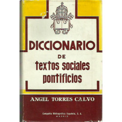 DICCIONARIO DE TEXTOS SOCIALES PONTIFICIOS