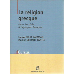 LA RELIGION GRECQUE dans les cités à l'époque classique