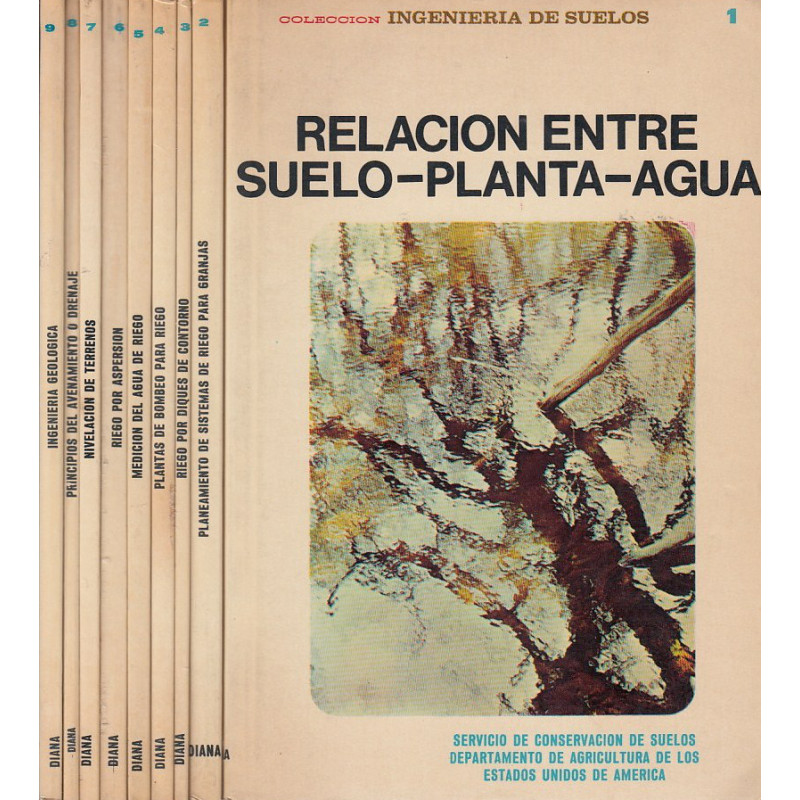 COLECCIÓN INGENIERIA DE SUELOS 9 Volumenes OBRA COMPLETA