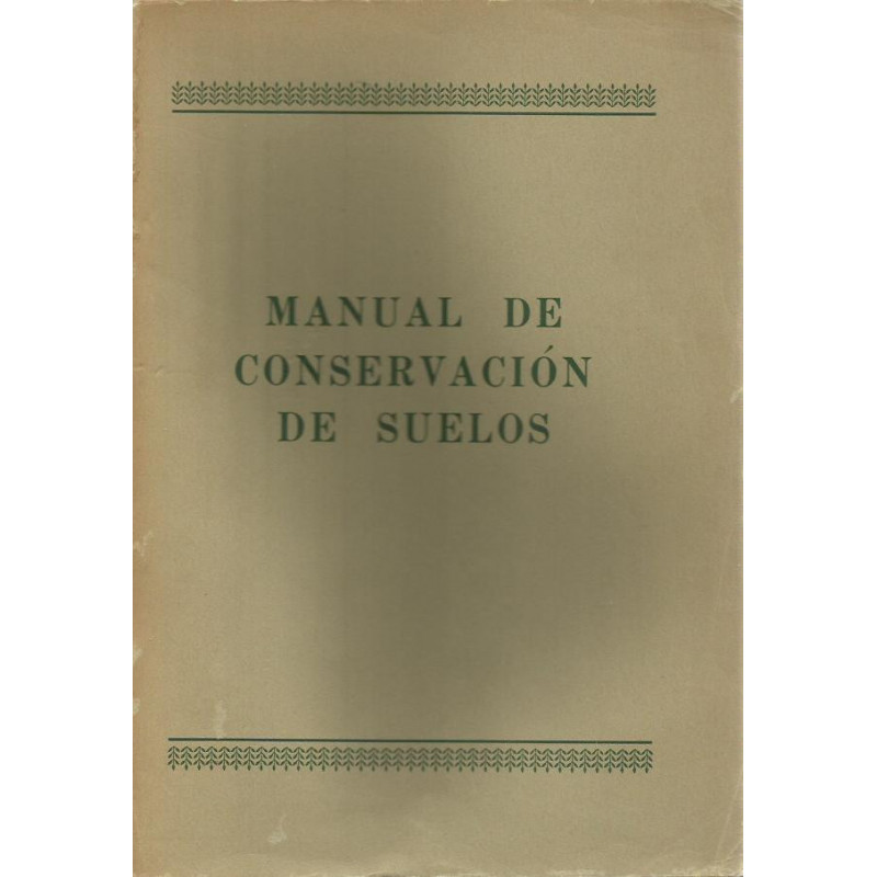 MANUAL DE CONSERVACIÓN DE SUELOS