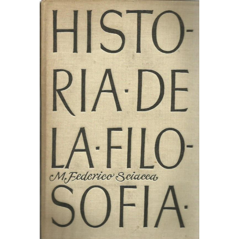 HISTORIA DE LA FILOSOFÍA