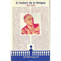 A L'ENTORN DE LA LLENGUA