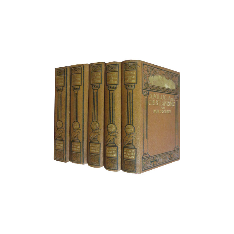 APOLOGIA DEL CRISTIANISMO 5 Volúmenes