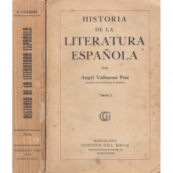 HISTORIA DE LA LITERATURA ESPAÑOLA 2 Tomos OBRA COMPLETA. Desde el Medievo a 1935
