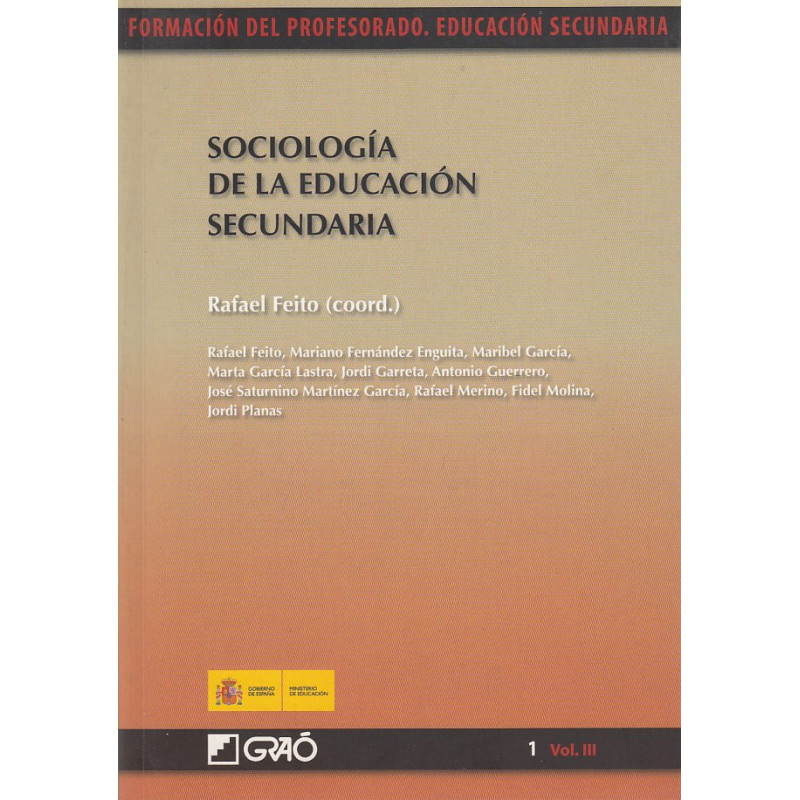 SOCIOLOGÍA DE LA EDUCACIÓN SECUNDARIA