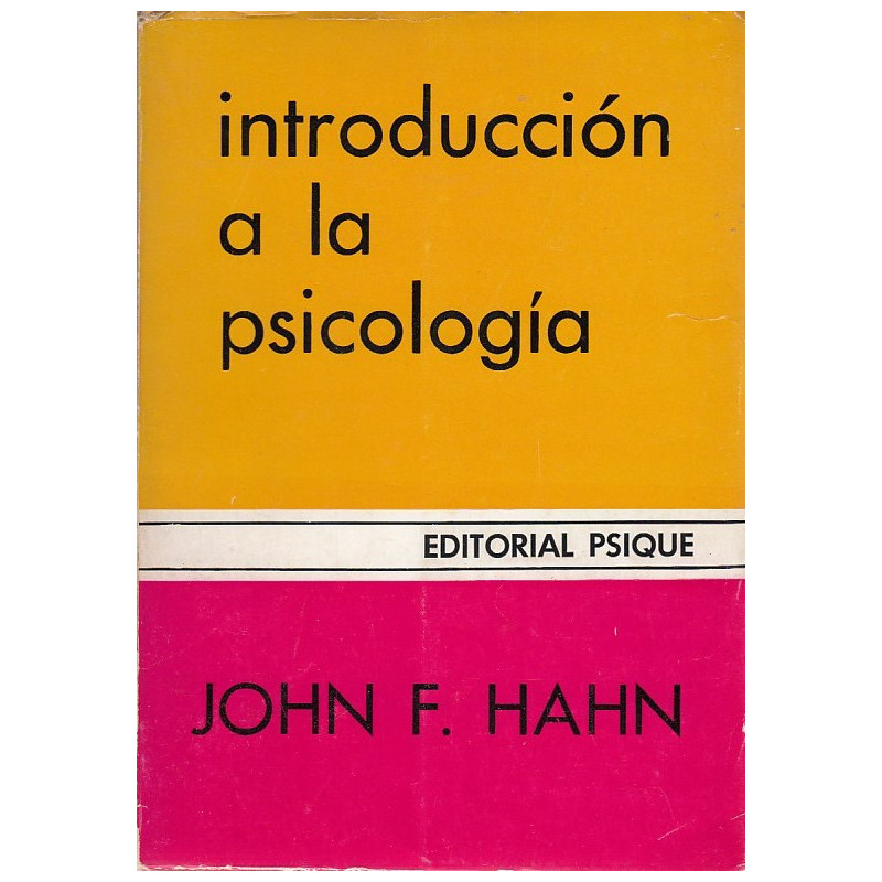 INTRODUCCIÓN A LA PSICOLOGÍA