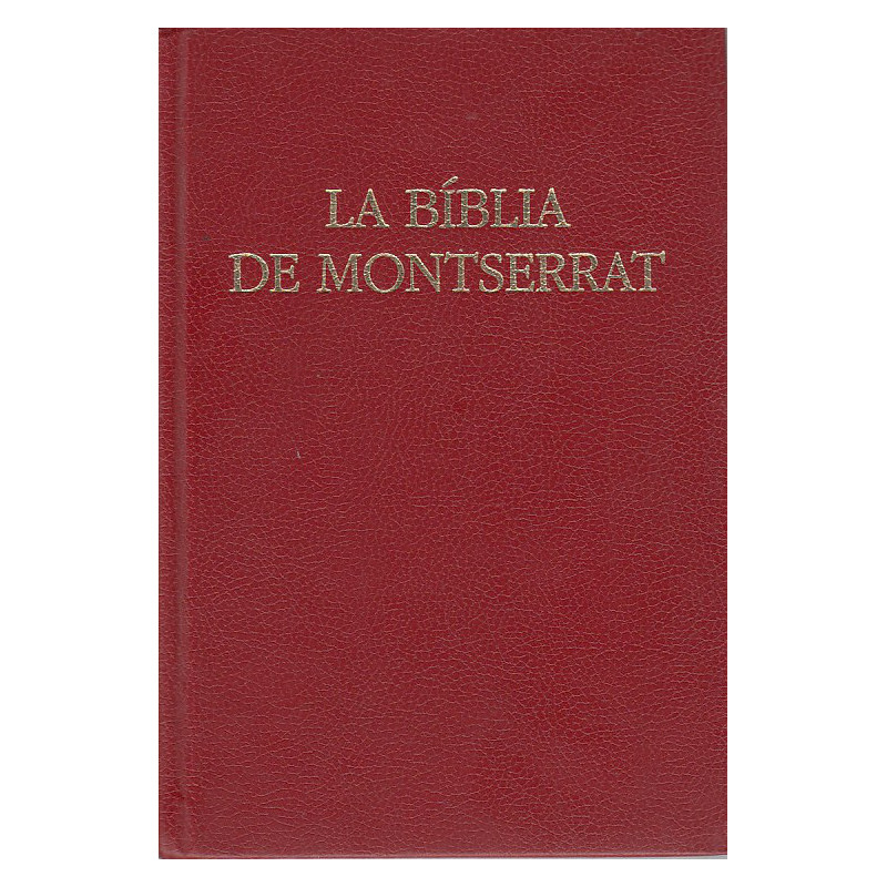 LA BÍBLIA DE MONTSERRAT