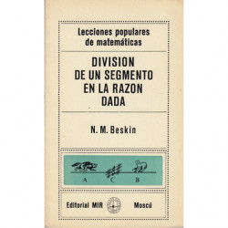DIVISIÓN DE UN SEGMENTO EN LA RAZÓN DADA