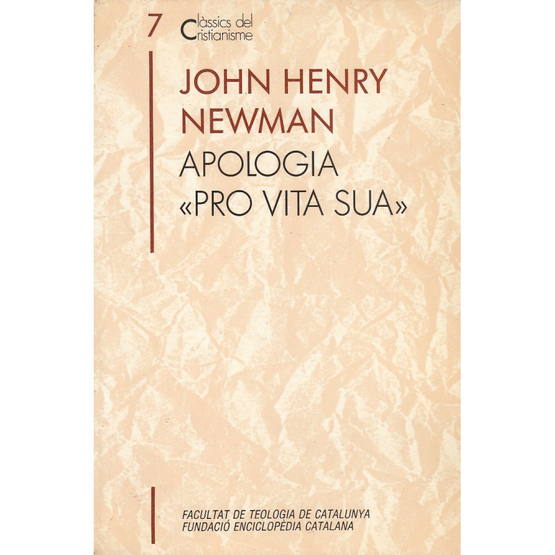 APOLOGÍA -PRO VITA SUA-