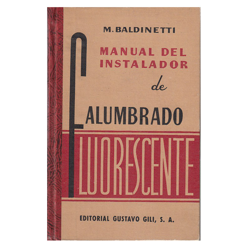 MANUAL DEL INSTALADOR DE ALUMBRADO FLUORESCENTE