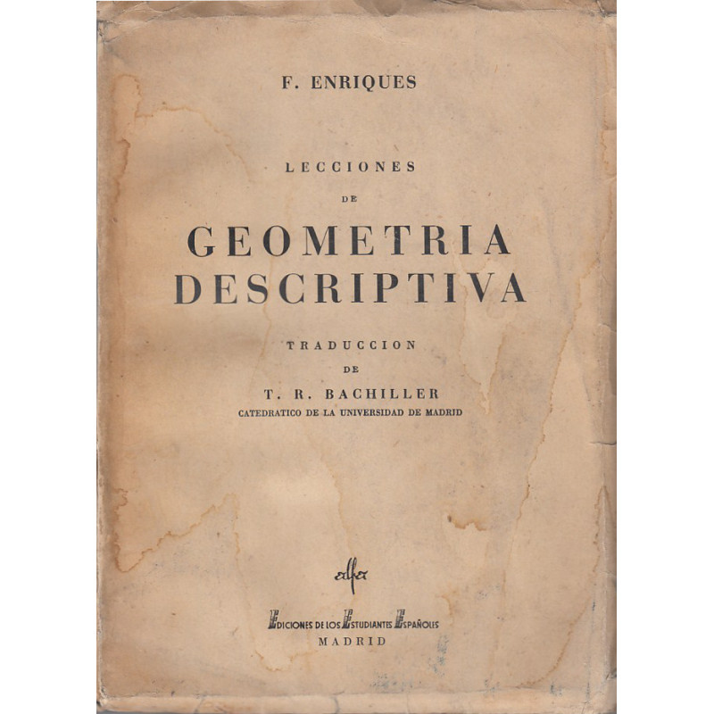 LECCIONES DE GEOMETRÍA DESCRIPTIVA
