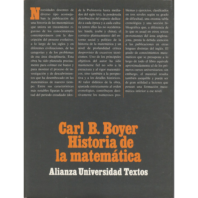HISTORIA DE LA MATEMÁTICA