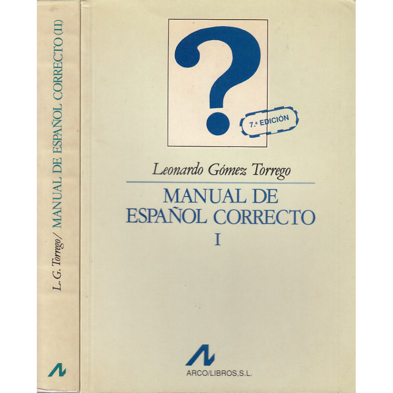 MANUAL DE ESPAÑOL CORRECTO 2 Tomos OBRA COMPLETA