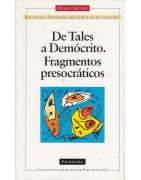 DE TALES A DEMÓCRITO. FRAGMENTOS PRESOCRATICOS